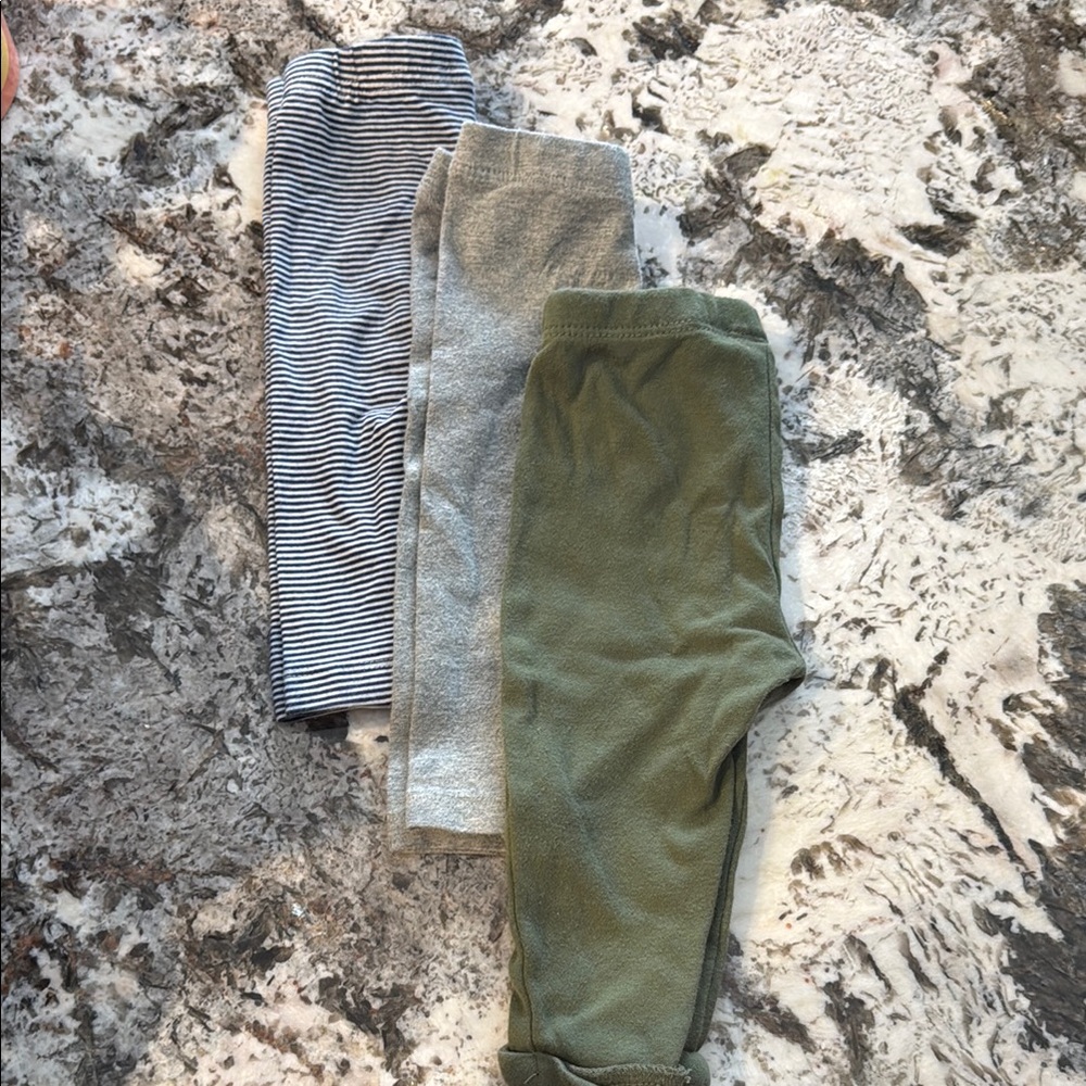Carter's Black and Gray Leggings